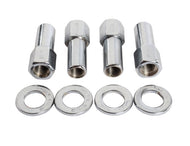 Weld Racing Open End Wheel Nuts, 1/2-20 Thread, 4 Pack, Suit Prostar, Draglite, Rodlite
