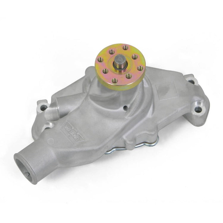 Weiand Water Pump SBC Action Plus Short, Satin 9208 Weiand Water Pump SBC Action Plus Short, Satin 9208