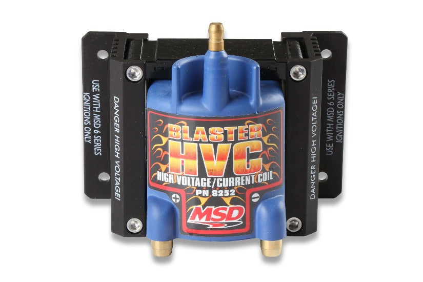 MSD Ignition Coil Blaster HVC Series, Road Course/Circle Track with MSD 6 series ignition, Blue