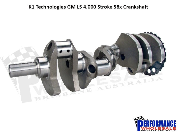 K1 Technologies Forged Crankshaft for Holden / Chevrolet LS