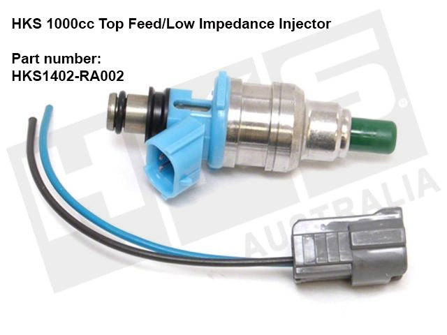 HKS 1000cc Petrol Injector Top Feed/Low Impedance Suit RB26, 13BT, 2JZ ...