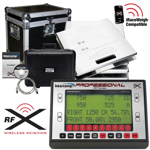 Intercomp Racing SW777RFX™ Wireless Professional Scale System, 2800kg System Weight