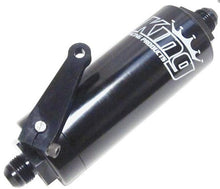 Load image into Gallery viewer, King Billet Fuel Filter With Shut Off Valve With 100 Micron Element
