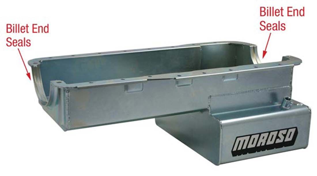 Moroso Oil Pan Ford 351W Road Race Front Sump Moroso Oil Pan Ford 351W Road Race Front Sump