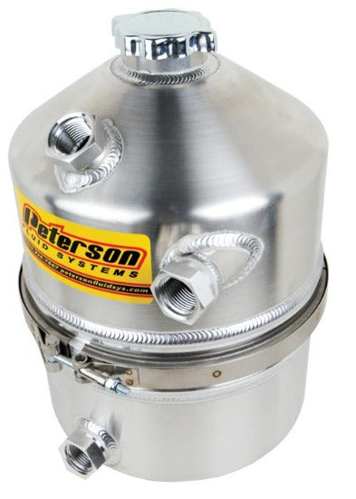 Peterson 3 Gallon Dry Sump Oil Tank With Single Scavenge Inlet
